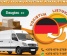 Baldų pervežimas iš Vokietijos į Lietuvą už gerą kainą 